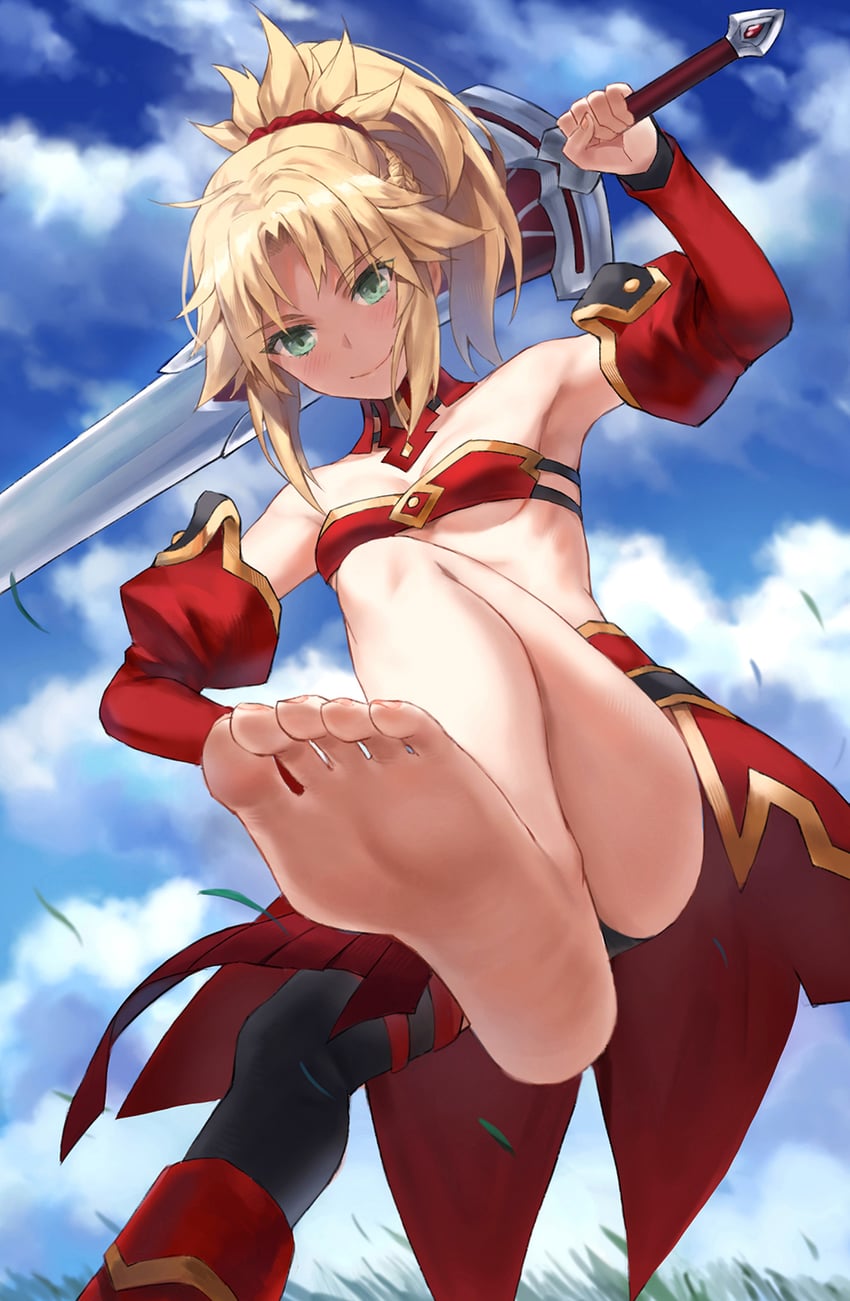 mordred (fate and 2 more) drawn by tonee