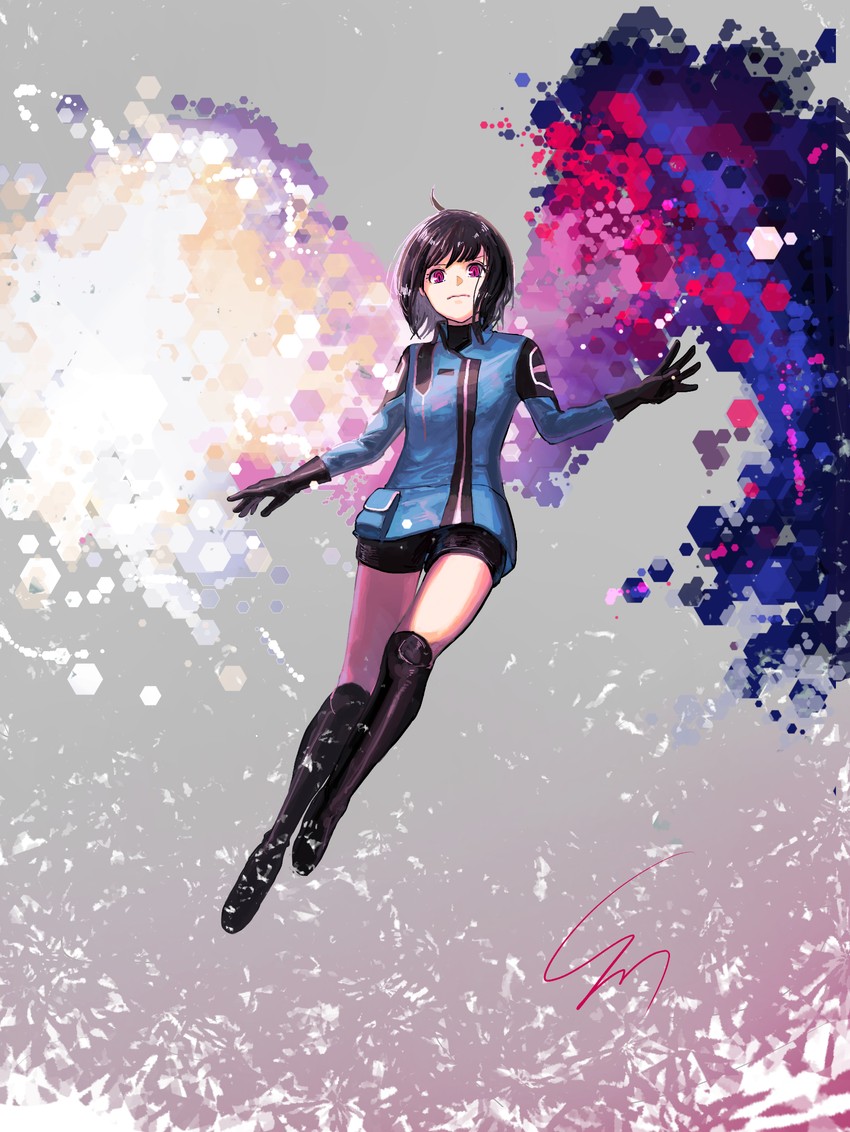 amatori chika (world trigger) drawn by x_rrf2