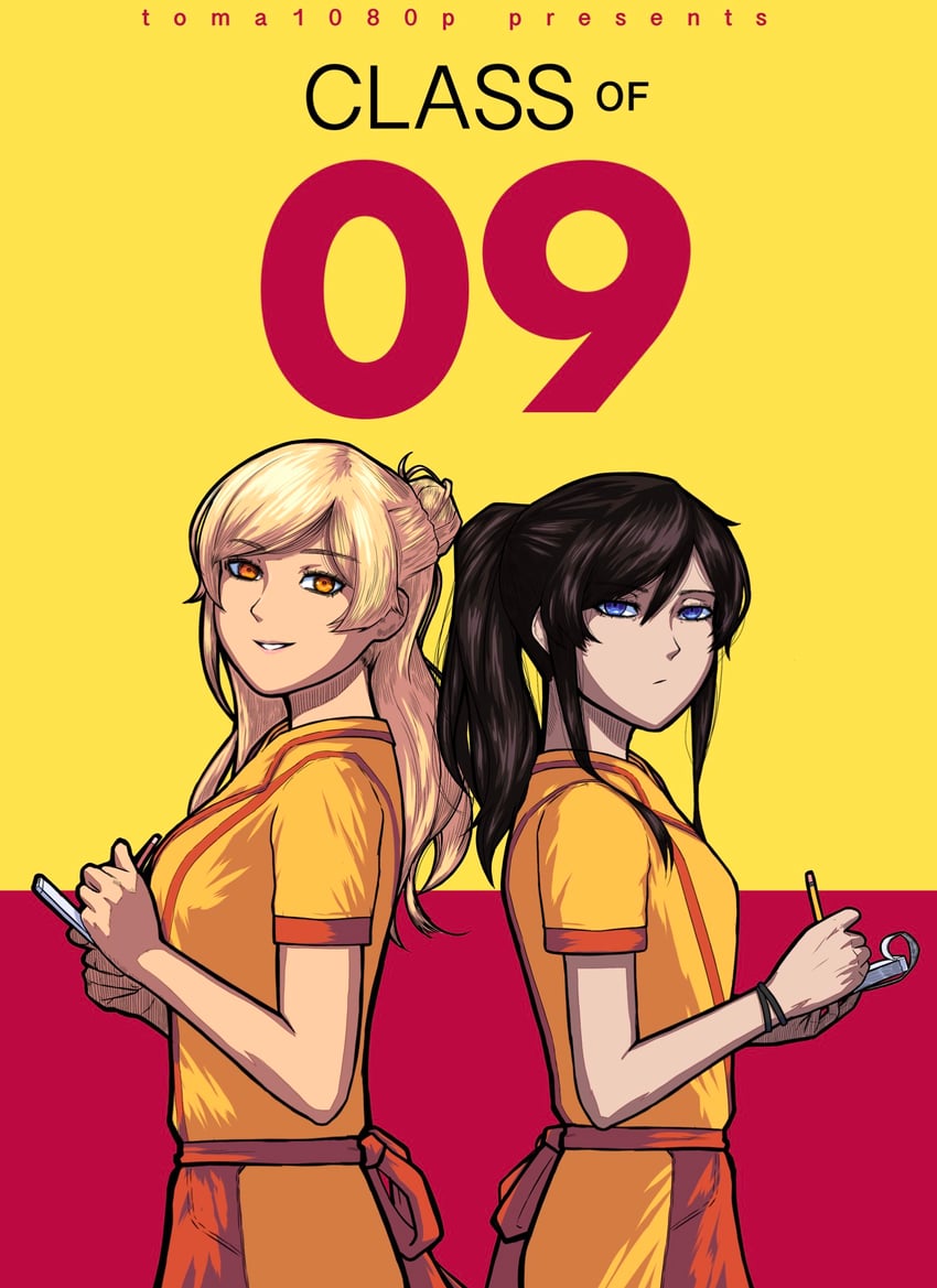nicole and jecka (class of 09 and 1 more) drawn by toma1080p