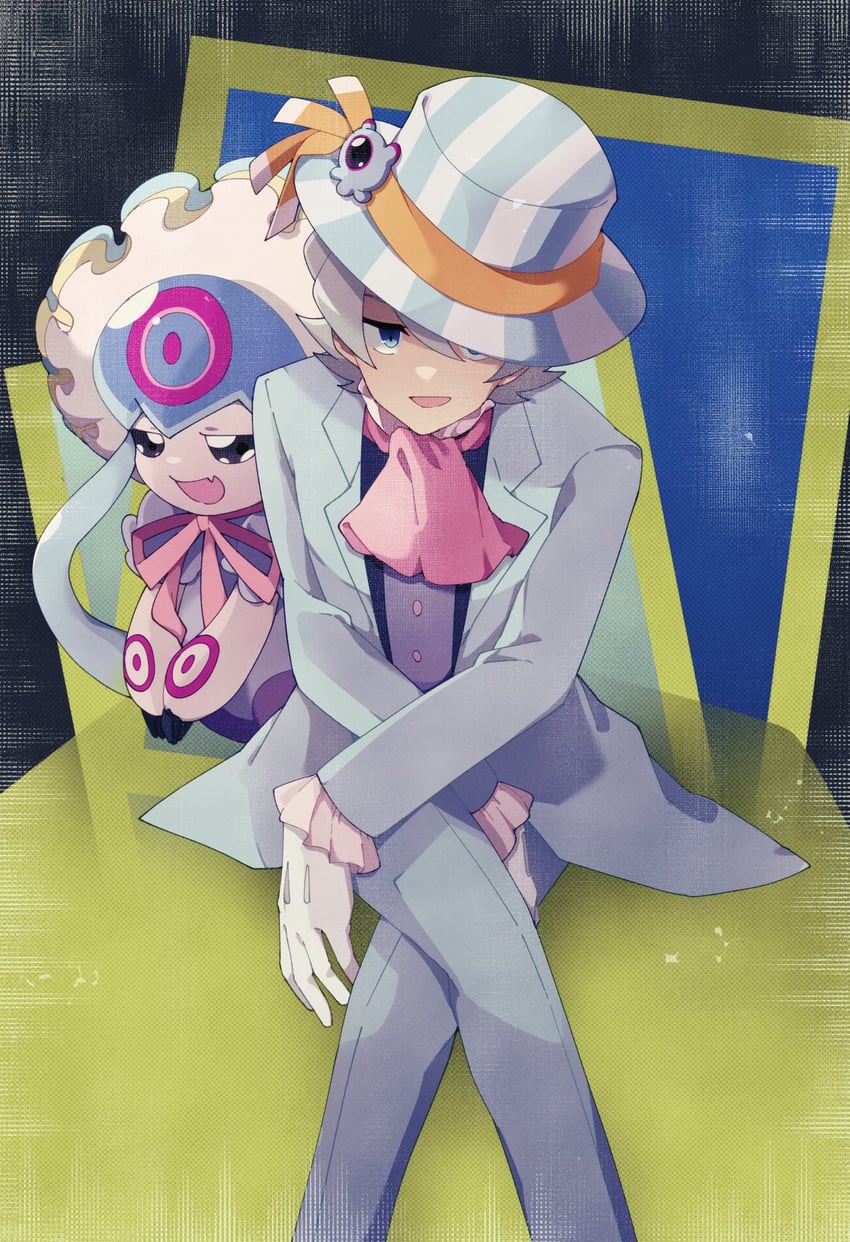 jellymon, higashimitarai kiyoshiro, and puyomon (digimon and 1 more) drawn by hata4455ori