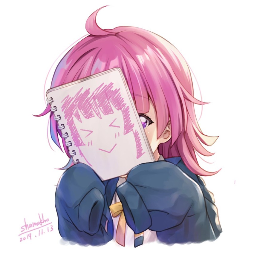 tennoji rina (love live! and 2 more) drawn by shamakho
