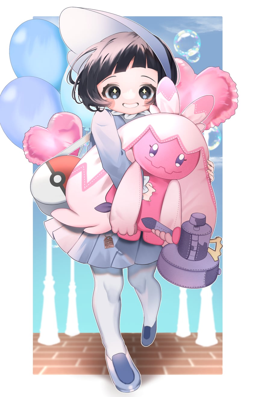 poppy and tinkaton (pokemon and 1 more) drawn by azuki_anko