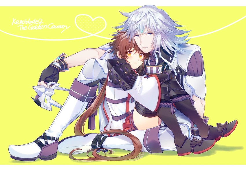 lora and jin (xenoblade chronicles and 2 more) drawn by himeno345