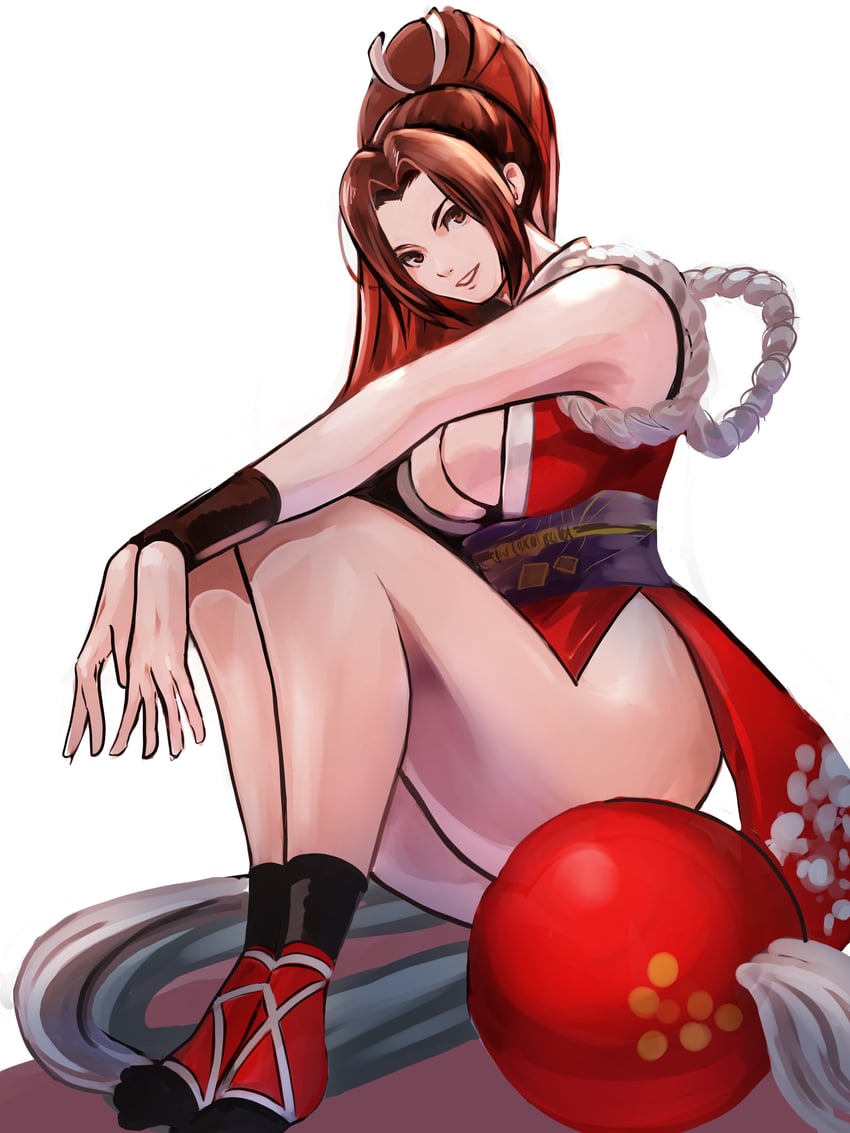 shiranui mai (the king of fighters and 1 more) drawn by meke_(77842928)