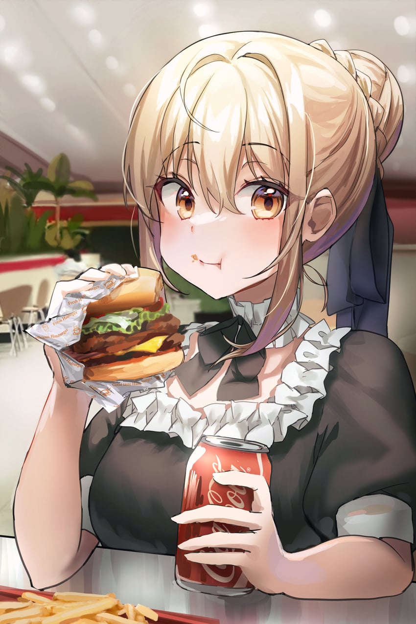 artoria pendragon and saber alter (fate and 3 more) drawn by nagul
