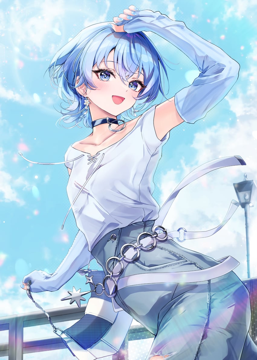 hoshimachi suisei (hololive) drawn by yuki_haru