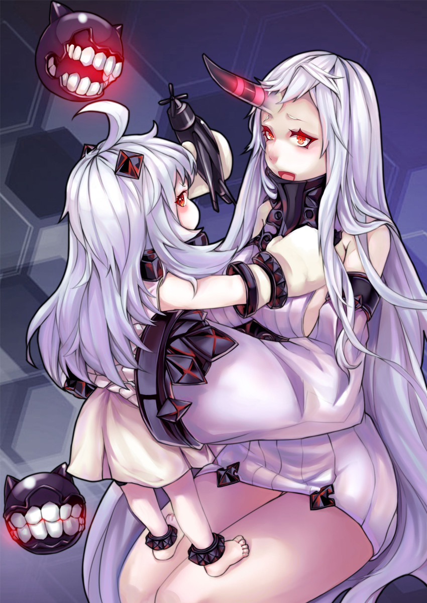 northern ocean princess and seaport princess (kantai collection) drawn by madari