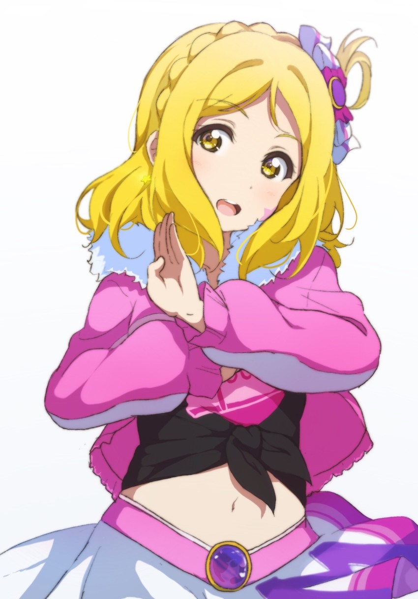 ohara mari (love live! and 1 more) drawn by icehotmilktea