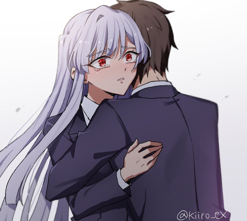 aijou rentarou and eiai nano (kimi no koto ga dai dai dai dai daisuki na 100-nin no kanojo) drawn by hiiro_(kiiro_ex)