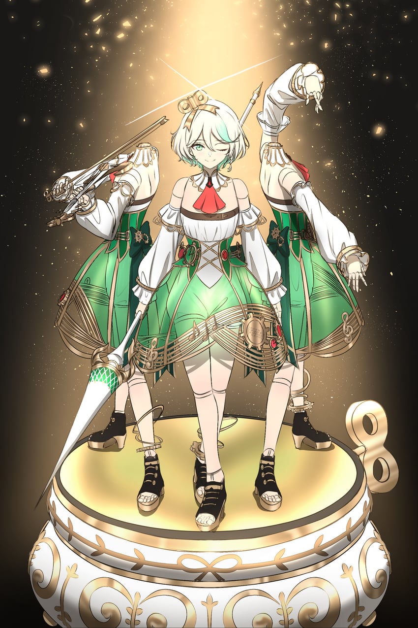 cecilia immergreen (hololive and 1 more) drawn by catlover_301