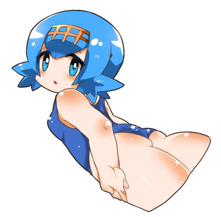 lana (pokemon and 1 more) drawn by dasshi_fun_chichi_botton