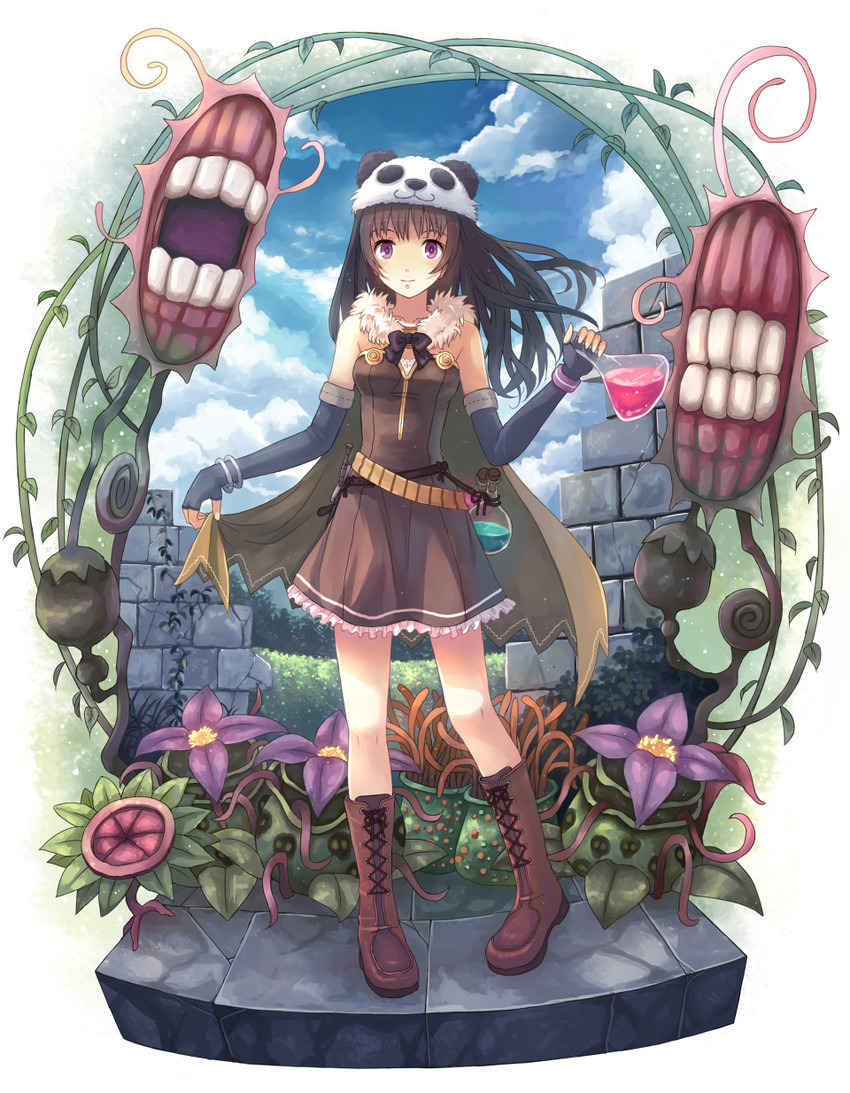 alchemist, hydra, geographer, flora, and mandragora (ragnarok online) drawn by yakka