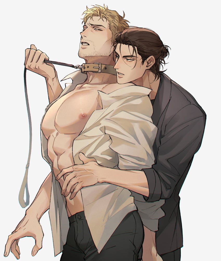 eren yeager and reiner braun (shingeki no kyojin) drawn by chengzhineixihuanxiaogou