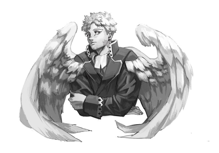 hawks (boku no hero academia) drawn by kogu_(nue_insideout)