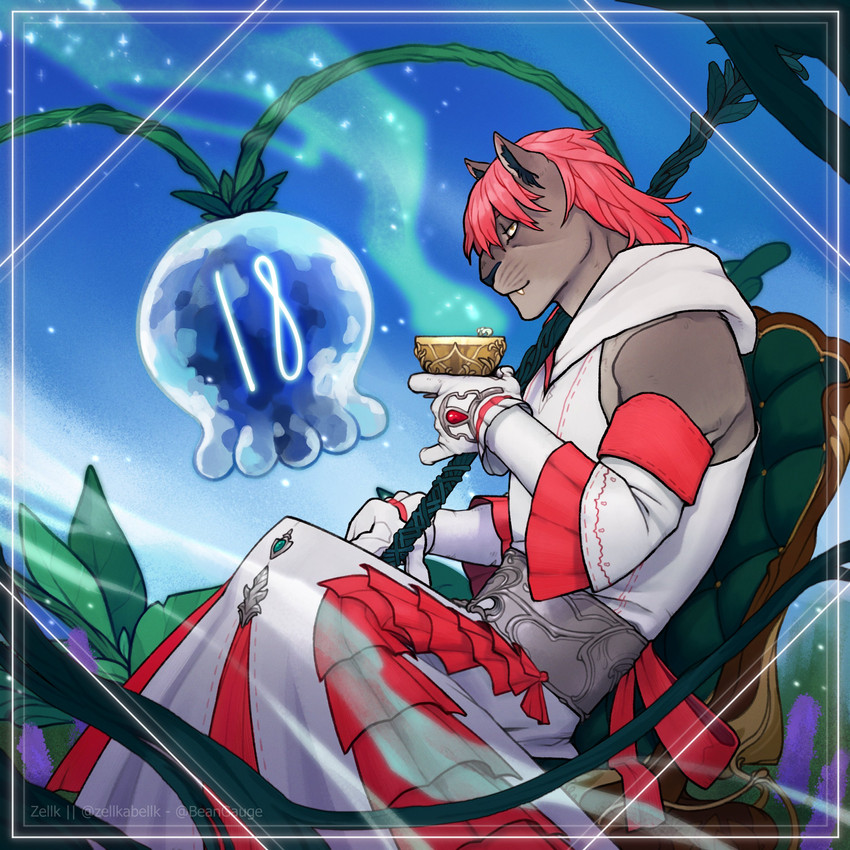 warrior of light and white mage (final fantasy and 1 more) drawn by zellkabellk
