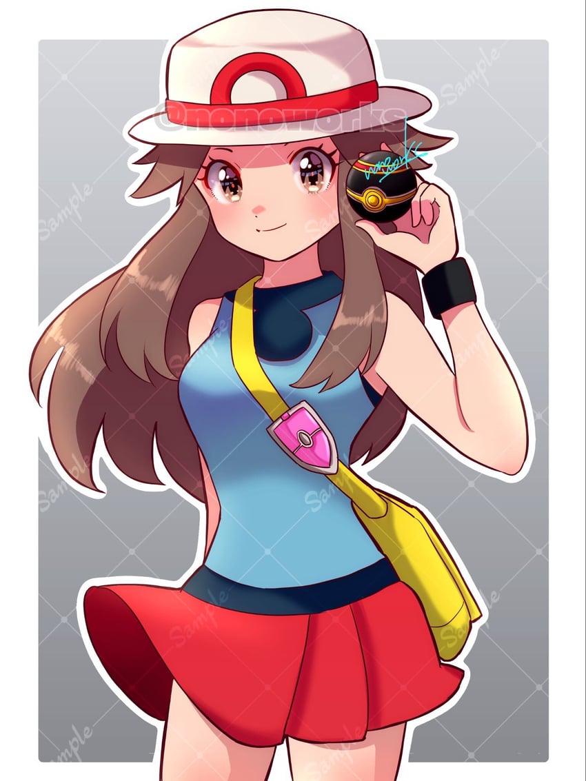 leaf (pokemon and 1 more) drawn by nonoworks