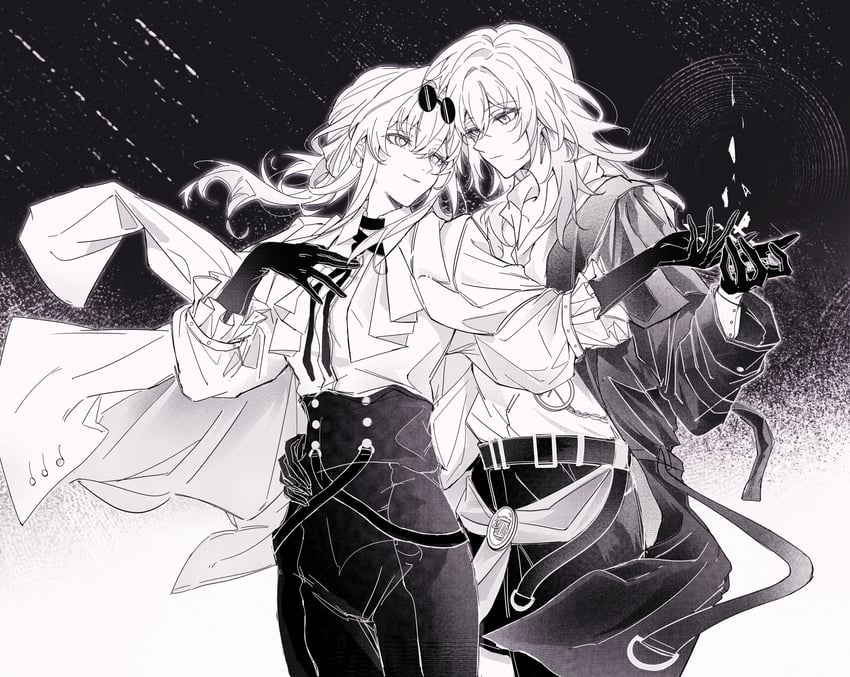 trailblazer, stelle, and kafka (honkai and 1 more) drawn by haiyuan182