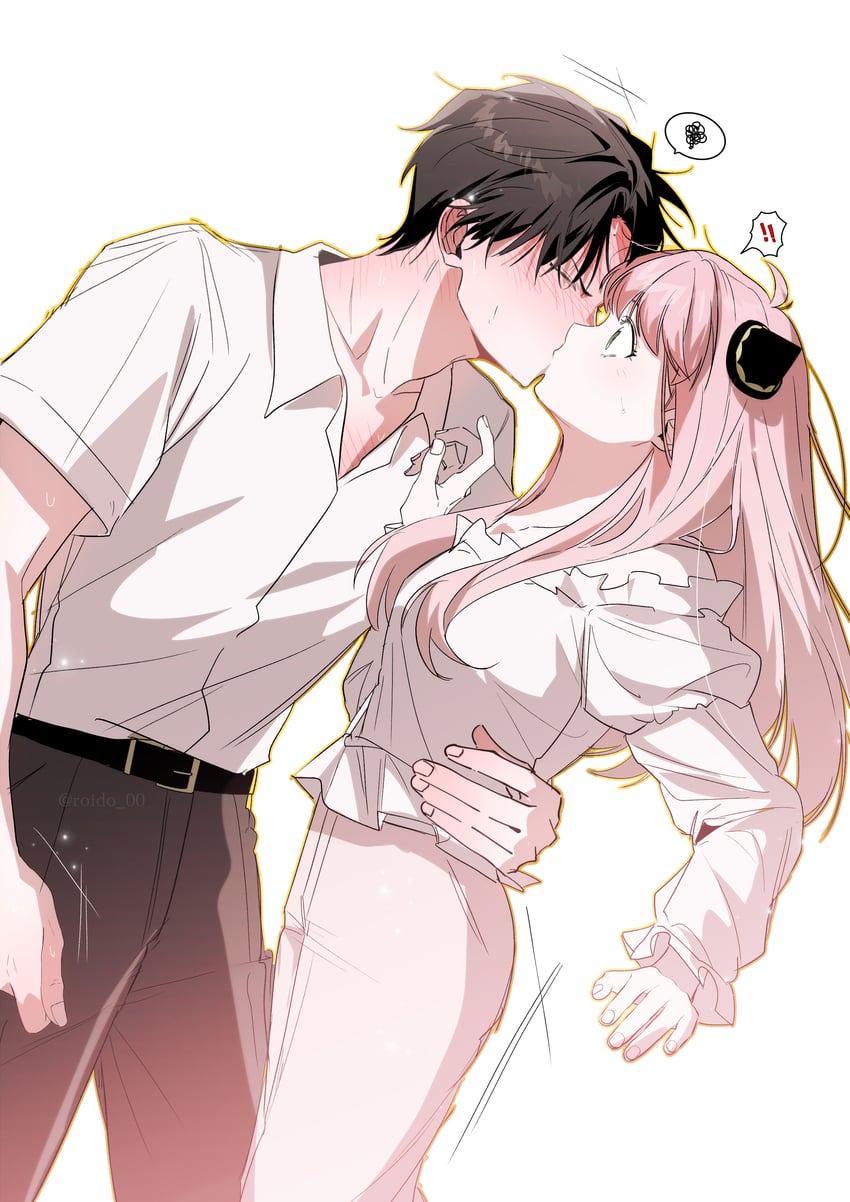 anya and damian desmond (spy x family) drawn by roido_0