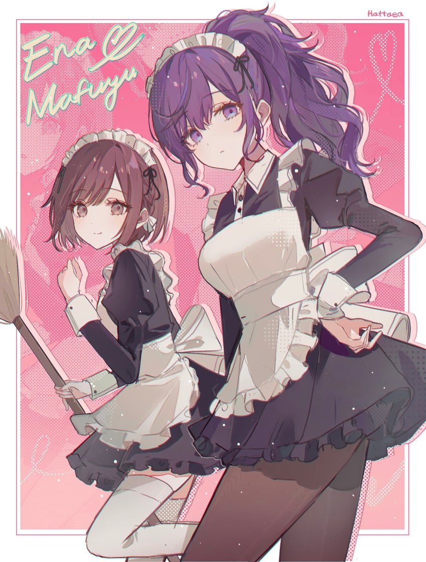 asahina mafuyu and shinonome ena (project sekai) drawn by hattaea