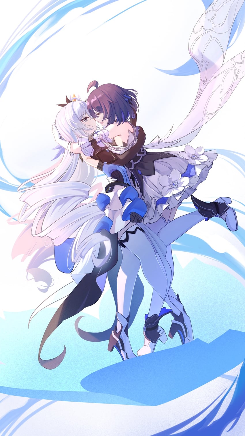 bronya zaychik and seele vollerei (honkai and 1 more) drawn by bulouxi10818