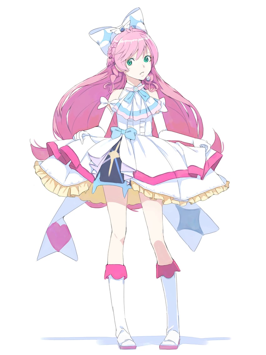 nijigaoka mashiro and cure prism (precure and 1 more) drawn by akinbo_(hyouka_fuyou)