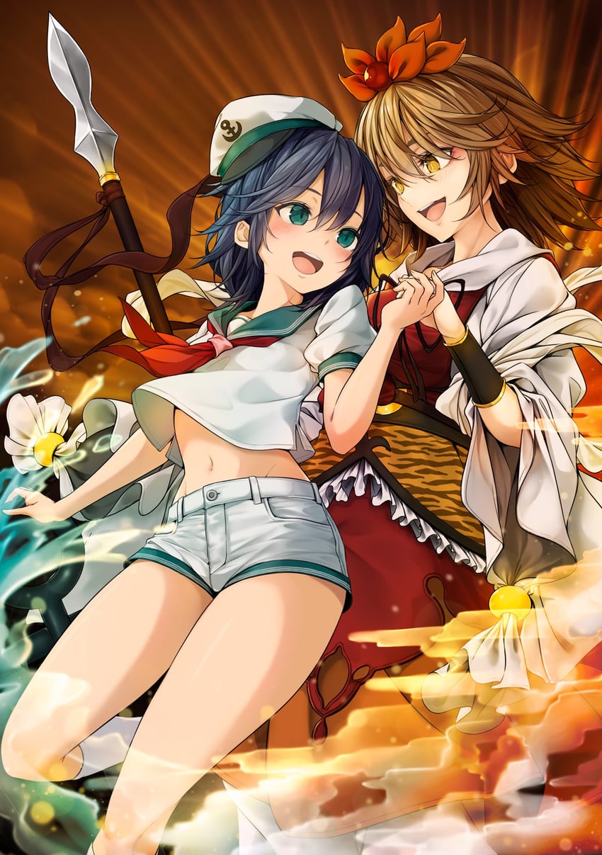 toramaru shou and murasa minamitsu (touhou) drawn by sin.