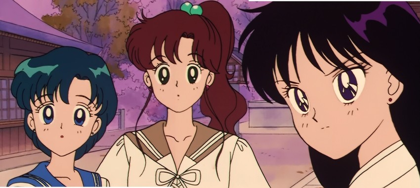 mizuno ami, hino rei, and kino makoto (bishoujo senshi sailor moon)