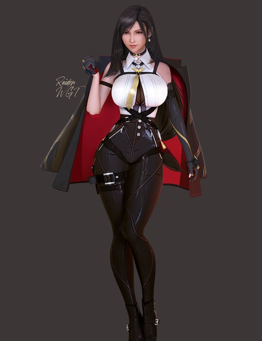 tifa lockhart and evelyn chevalier (final fantasy and 3 more) drawn by raidenwgt