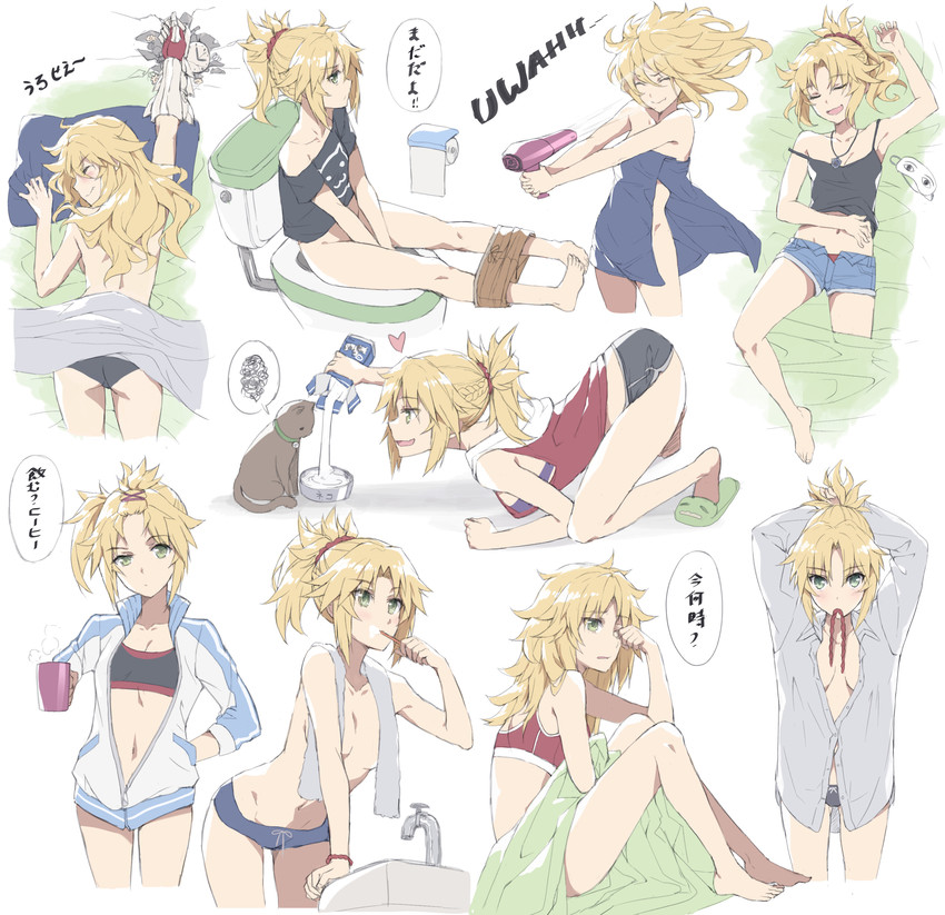 mordred (fate and 1 more) drawn by tonee