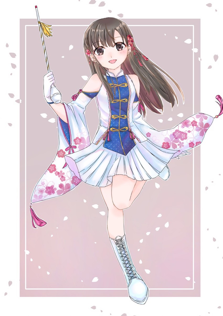 kobayakawa sae (idolmaster and 1 more) drawn by dakki0611