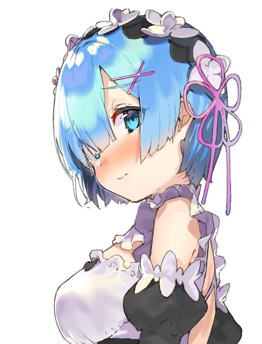 rem (re:zero kara hajimeru isekai seikatsu) drawn by kanzarin