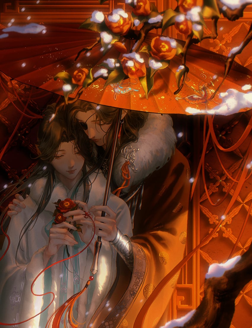 xie lian and hua cheng (tianguan cifu) drawn by yuumeenoo0222