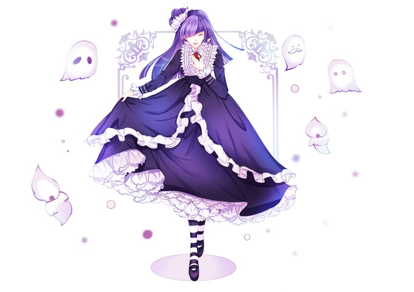 blackberry cookie (cookie run and 1 more) drawn by yuillu