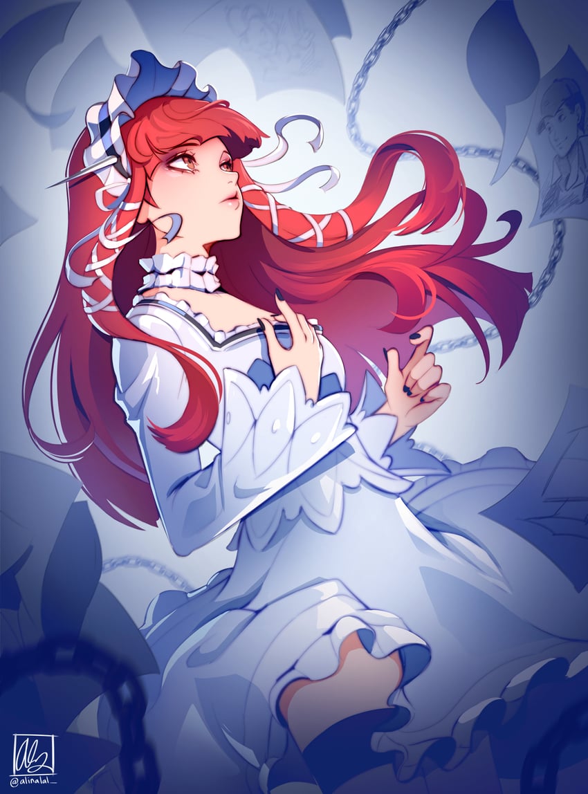 iori junpei and yoshino chidori (persona and 2 more) drawn by alina_l