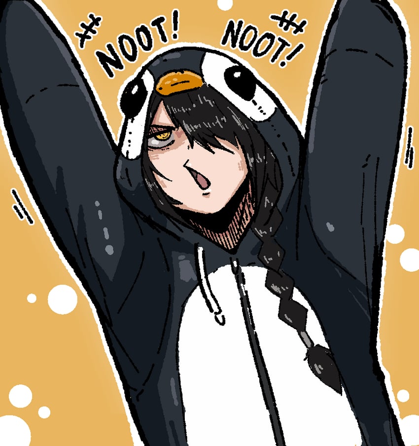 nayuta and pingu (chainsaw man and 1 more) drawn by mark_gavatino