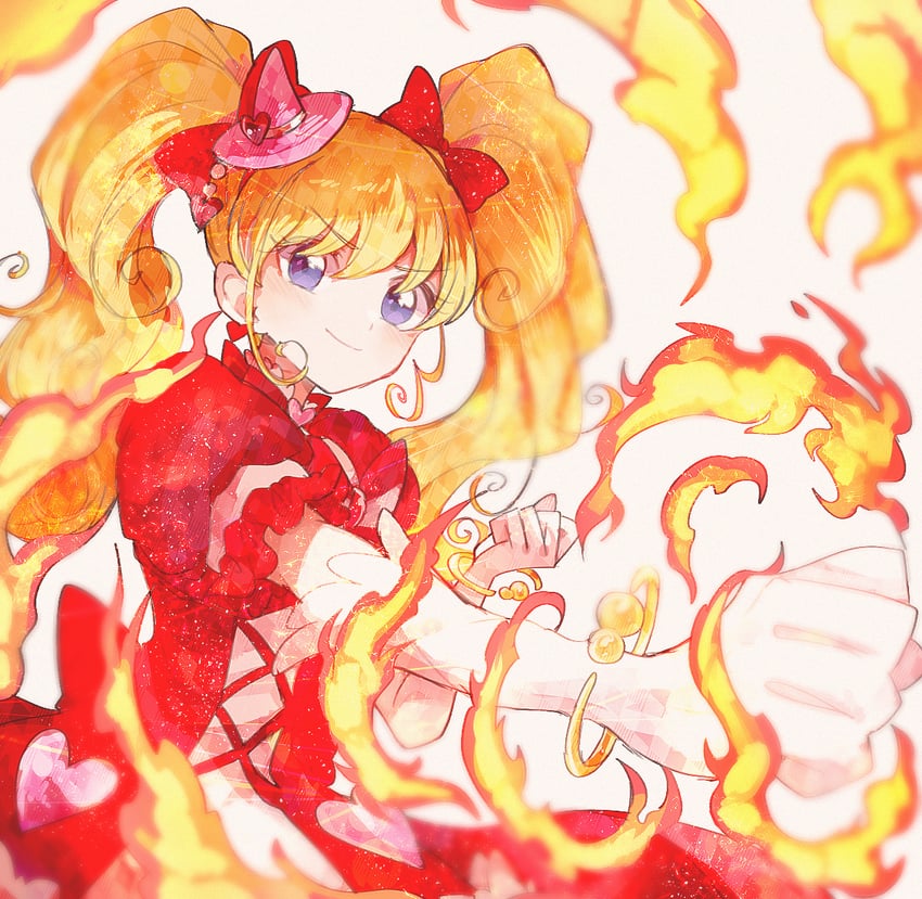 asahina mirai and cure miracle (precure and 1 more) drawn by itomugi-kun
