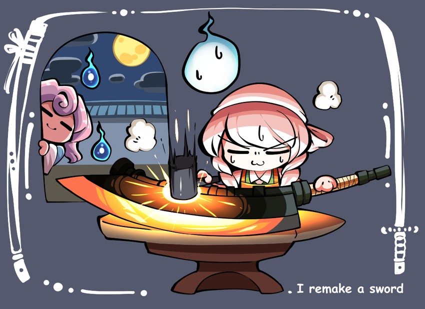 konpaku youmu and saigyouji yuyuko (touhou and 2 more) drawn by kashuu_(b-q)