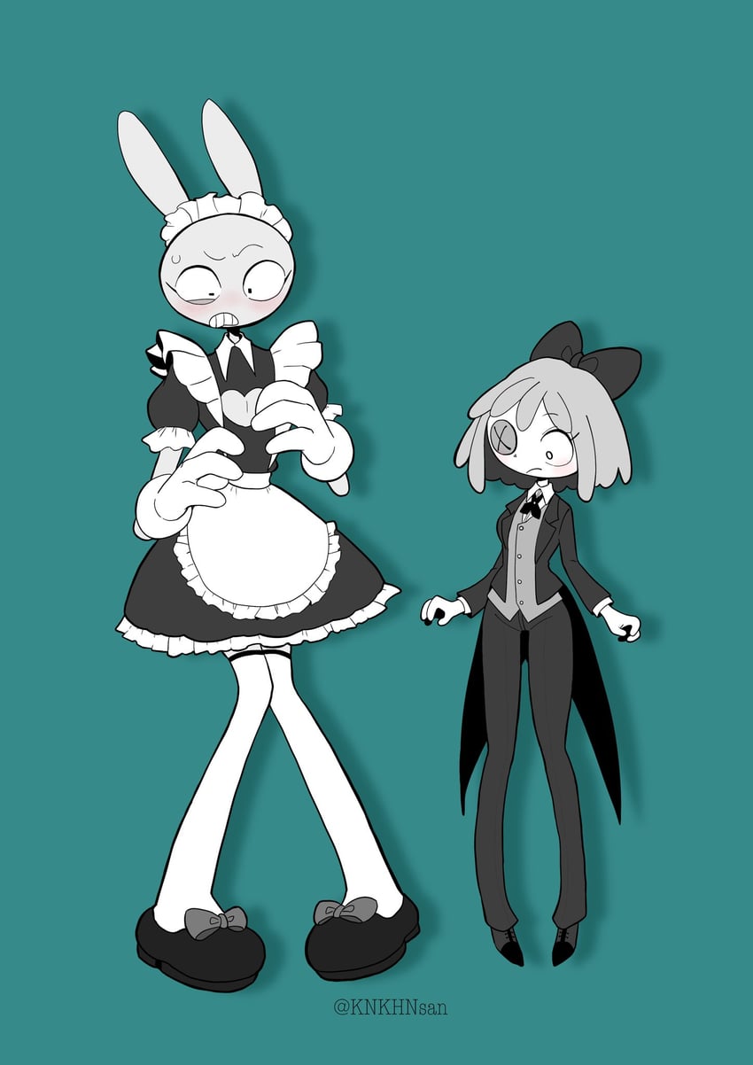 jax and ragatha (the amazing digital circus) drawn by konekohan