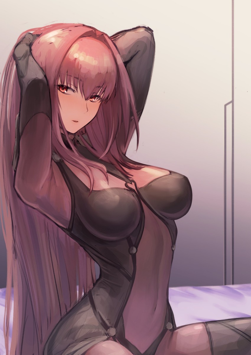scathach (fate and 1 more) drawn by emoto_reishi