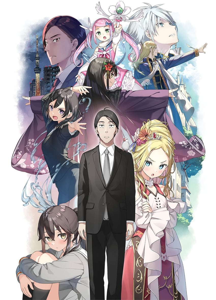 otonari-san, sasaki, futarishizukashi, hoshizaki, elsa muller, and 5 more (sasaki to p-chan) drawn by kantoku