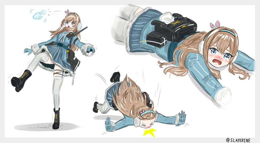 suomi (girls' frontline and 1 more) drawn by slayerine
