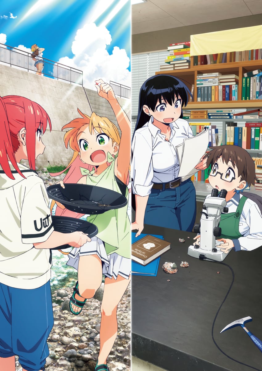 tanigawa ruri, arato nagi, seto shouko, kasamaru aoi, and imari youko (ruri no houseki)