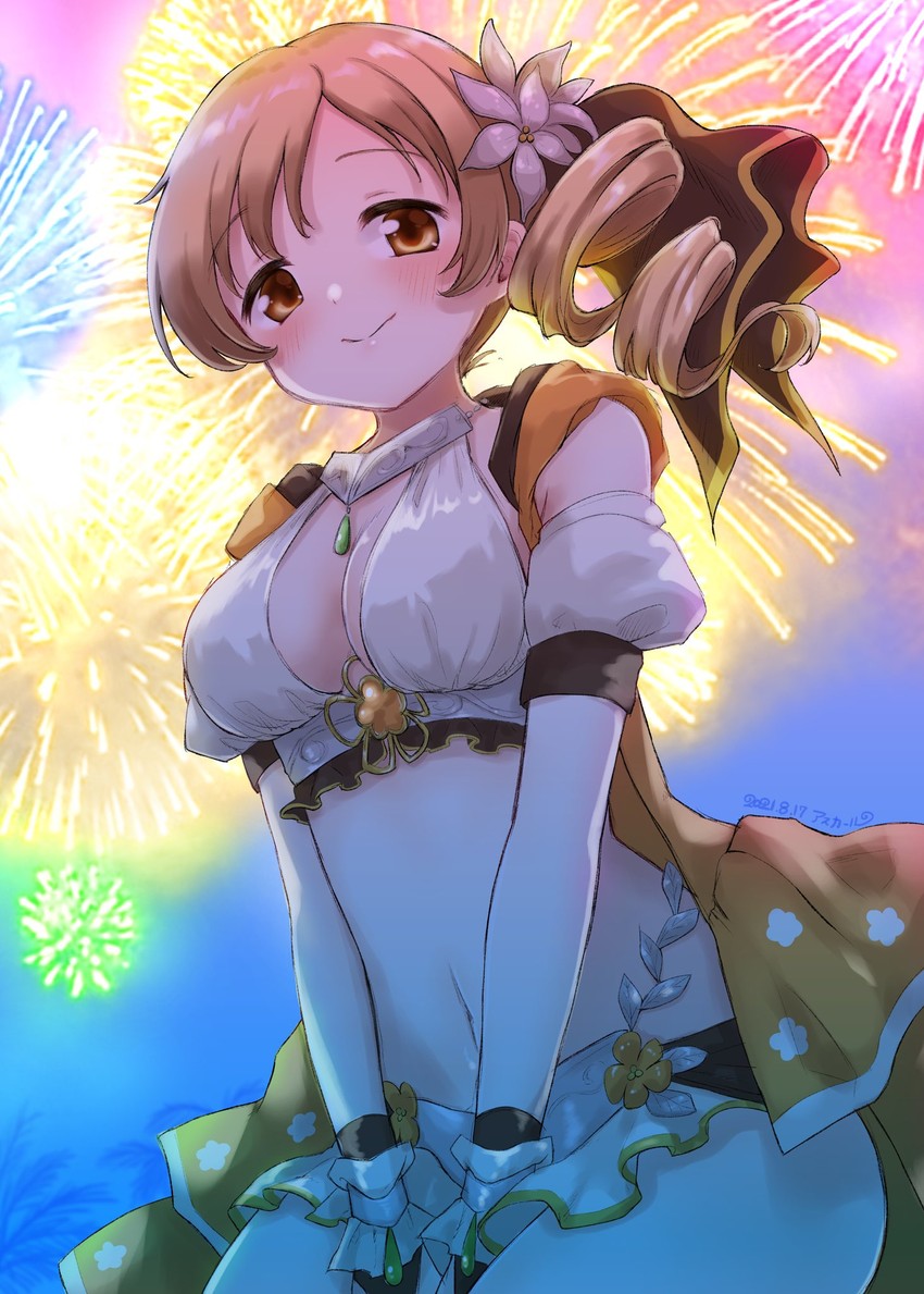 tomoe mami (mahou shoujo madoka magica and 1 more) drawn by asukaru_(magika_ru)