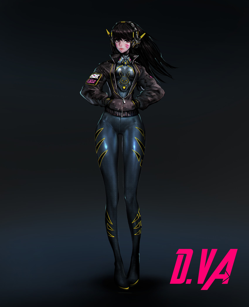 d.va (overwatch and 1 more) drawn by kyung_han_kim