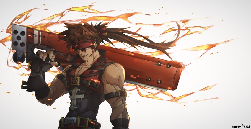 sol badguy (guilty gear and 1 more) drawn by shagara
