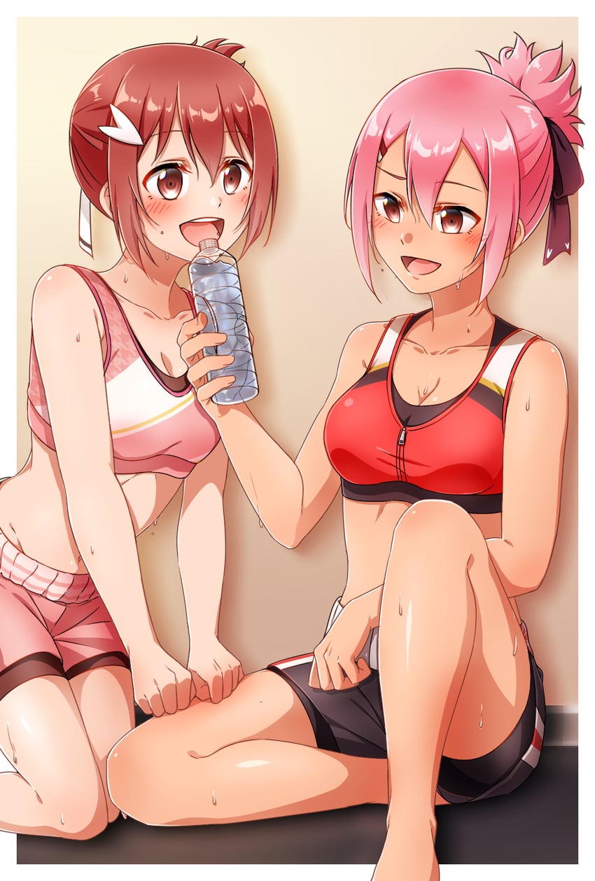 yuuki yuuna and akamine yuuna (yuusha de aru and 2 more) drawn by eda_udon