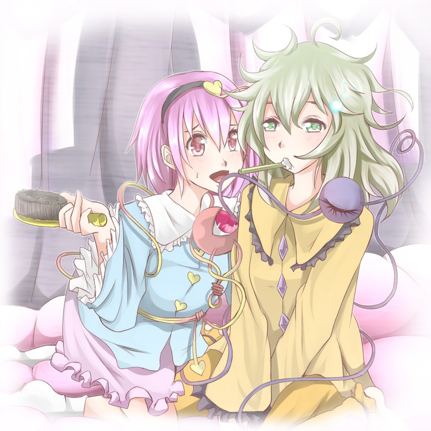 komeiji koishi and komeiji satori (touhou) drawn by shuga_(soranote)