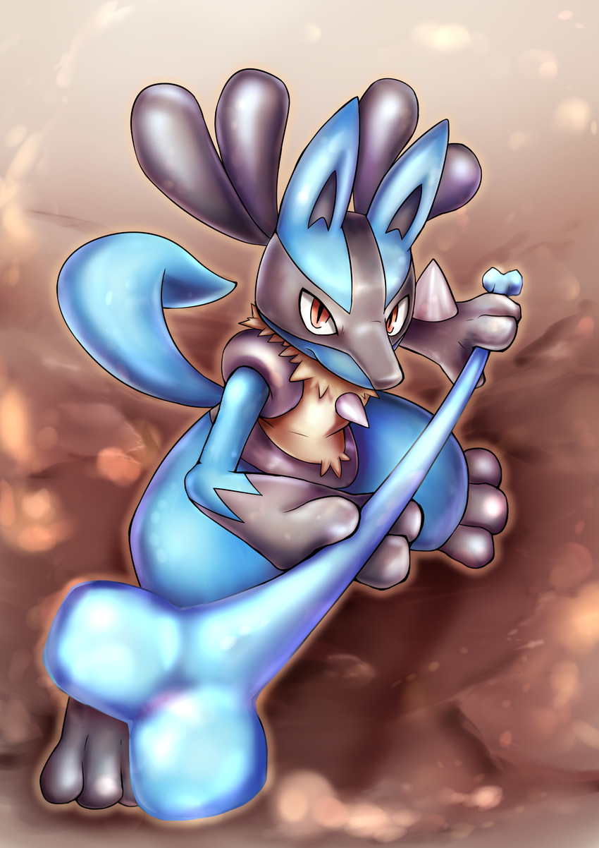 lucario (pokemon and 1 more) drawn by shigure_na_hito