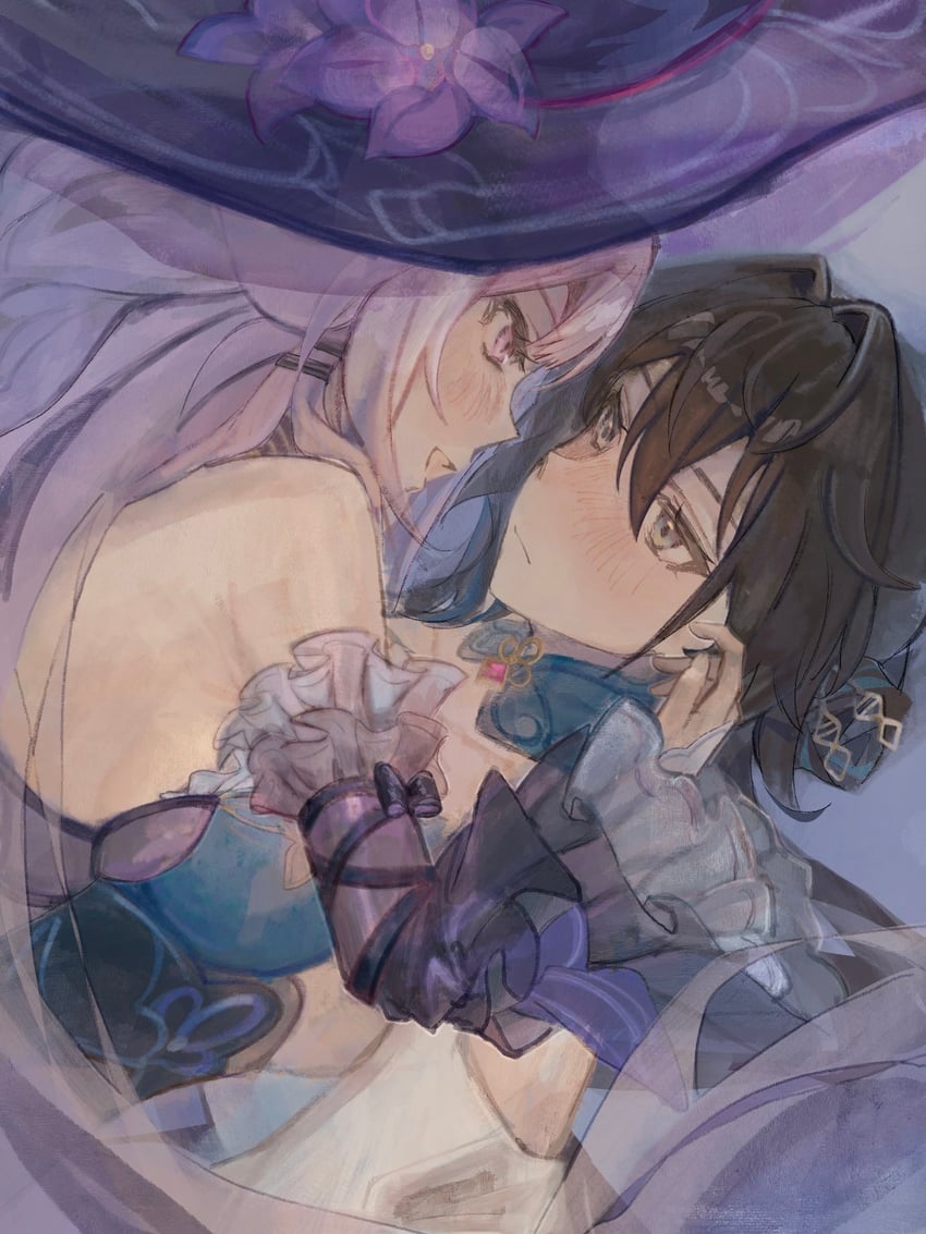 herta, the herta, and ruan mei (honkai and 1 more) drawn by rara_(nukoplush)