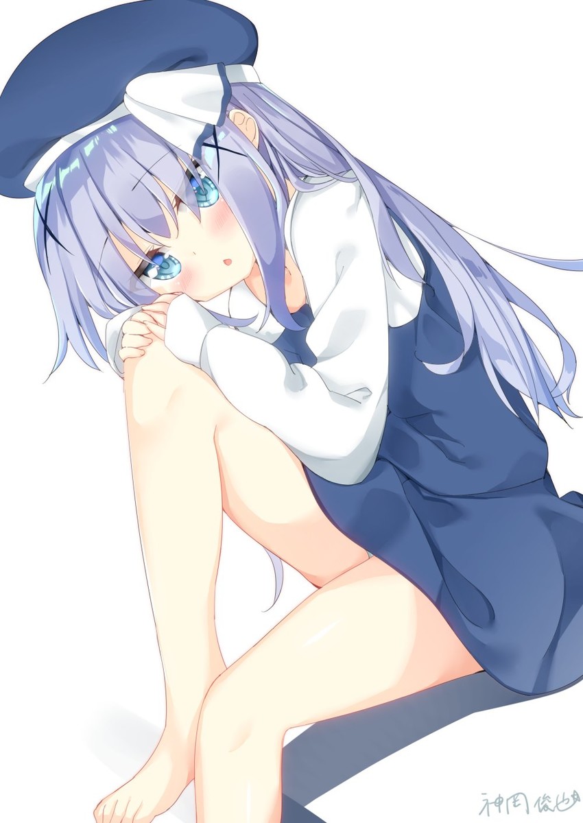 kafuu chino (gochuumon wa usagi desu ka?) drawn by kamioka_shun'ya